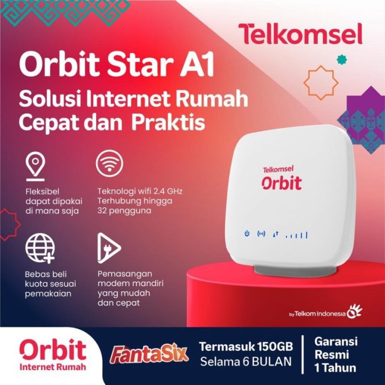 Advan Telkomsel Orbit Star A1 Modem Router 4G WiFi High Speed 150Mbps ...