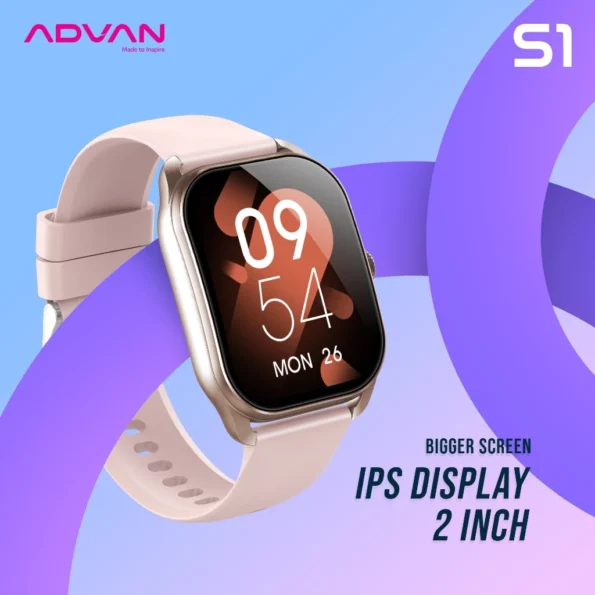 ADVAN Smartwatch SE1 AI Voice Assistant IPS 1.83" Bluetooth Call Waterproof IP68 - Image 8