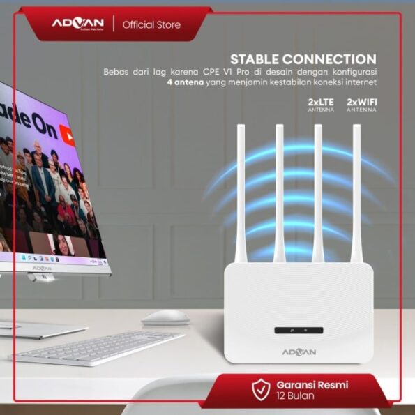 ADVAN CPE V1 Pro Modem + Wifi + Router + 4G LTE unlock all operator - Image 8